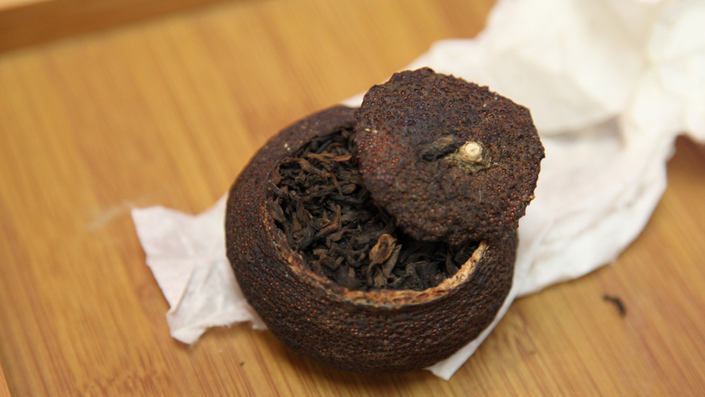 陈皮普洱茶